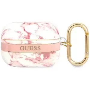 Guess GUAPHCHMAP AirPods Pro cover pink Marble Strap Collection (GUAPHCHMAP)