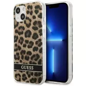 Kryt Guess GUHCP13MHSLEOW iPhone 13 6,1" brown hardcase Leopard (GUHCP13MHSLEOW)