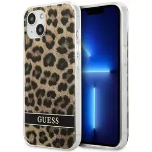 Kryt Guess GUHCP13SHSLEOW iPhone 13 mini 5,4" brown hardcase Leopard (GUHCP13SHSLEOW)