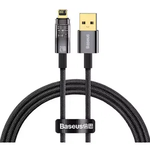 Kabel Baseus Explorer USB to Lightning Cable, 2.4A, 1m (black)