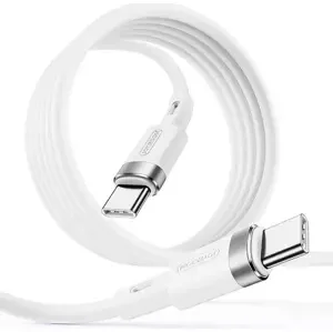 Kabel JOYROOM S-1230N9 TYPE-C TO TYPE-C CABLE PD60W/3A 120CM WHITE (6941237130709)