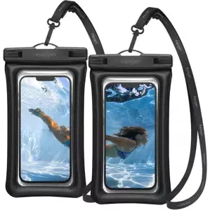 Pouzdro SPIGEN A610 UNIVERSAL WATERPROOF FLOAT CASE 2-PACK BLACK (AMP04527)