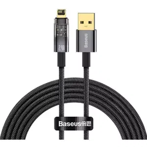 Kabel Baseus Explorer USB to Lightning Cable, 2.4A, 2m (black)