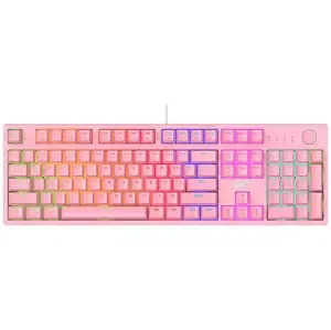 Herní klávesnice Havit KB871L Mechanical Gaming Keyboard RGB (pink)