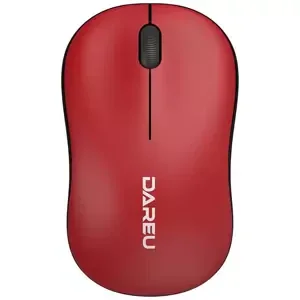 Myš Wireless mouse Dareu LM106 2.4G 1200 DPI (black&red)