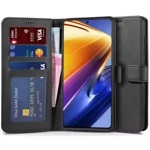 Pouzdro TECH-PROTECT WALLET XIAOMI POCO F4 5G BLACK (9589046924248)