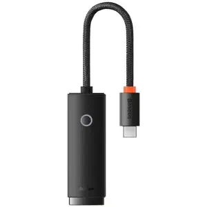 Redukce Baseus Lite Series USB-C to RJ45 network adapter (black)