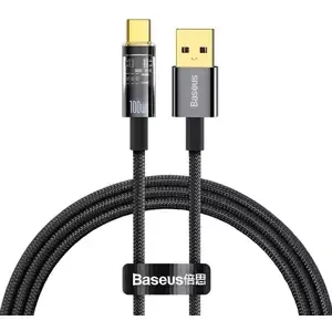 Kabel Baseus Explorer, USB to USB-C Cable, 100W, 1m (Black)