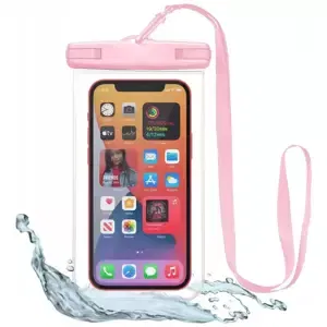 Pouzdro TECH-PROTECT UNIVERSAL WATERPROOF CASE PINK (9589046924521)