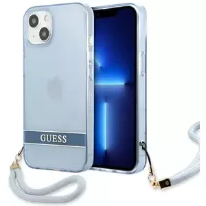 Kryt Guess GUHCP13MHTSGSB iPhone 13 6,1" blue hardcase Translucent Stap (GUHCP13MHTSGSB)