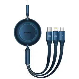 Kabel Baseus Bright Mirror 4, USB-C 3-in-1 cable for micro USB / USB-C / Lightning 100W / 3.5A 1.1m (Blue)