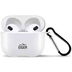 Pouzdro Eiger Glacier AirPods Protective case for Apple AirPods 3 Clear