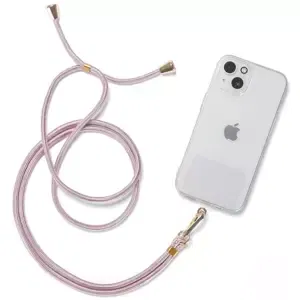 TECH-PROTECT CHAIN UNIVERSAL STRAP PINK / GOLD (9589046926273)