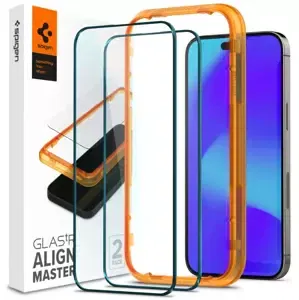 Ochranné sklo SPIGEN ALM GLASS FC 2-PACK IPHONE 14 PRO MAX BLACK (AGL05204)