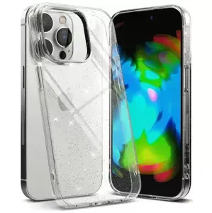 Kryt RINGKE AIR IPHONE 14 PRO GLITTER CLEAR (8809881262826)