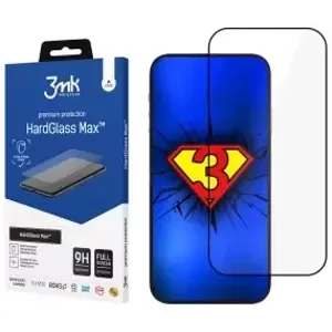 Ochranné sklo 3MK HardGlass Max iPhone 14 Pro 6,1" black, FullScreen Glass