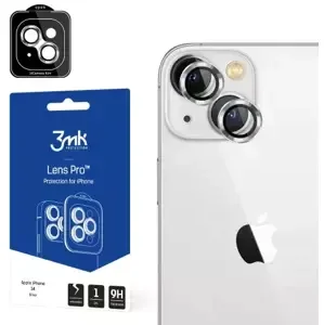Ochranné sklo 3MK Lens Protection Pro iPhone 14 6.1 "silver Camera lens protection with mounting frame 1 pc.