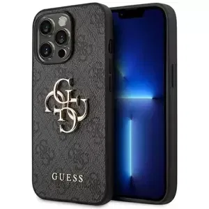 Kryt Guess GUHCP14L4GMGGR iPhone 14 Pro 6,1" grey hardcase 4G Big Metal Logo (GUHCP14L4GMGGR)