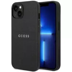 Kryt Guess GUHCP14MPSASBBK iPhone 14 Plus 6,7" black Saffiano Strap (GUHCP14MPSASBBK)