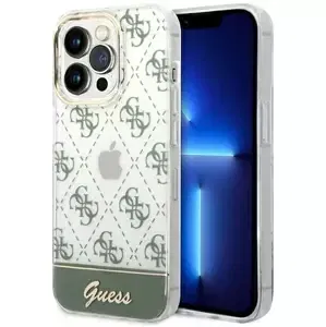 Kryt Guess GUHCP14XHG4MHA iPhone 14 Pro Max 6,7" khaki hardcase 4G Pattern Script (GUHCP14XHG4MHA)