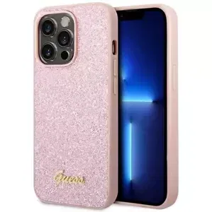 Kryt Guess GUHCP14XHGGSHP iPhone 14 Pro Max 6,7" pink hard case Glitter Script (GUHCP14XHGGSHP)