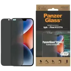 Ochranné sklo PanzerGlass Ultra-Wide Fit iPhone 14 / 13 Pro / 13 6,1" Privacy Screen Protection Antibacterial P2771 (P2771)