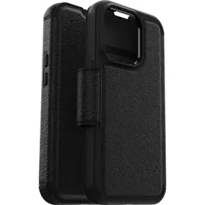 Pouzdro Otterbox Strada for iPhone 14 Pro shadow black (77-88566)