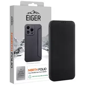 Pouzdro Eiger North Folio Case for Apple iPhone 14 Plus in Black