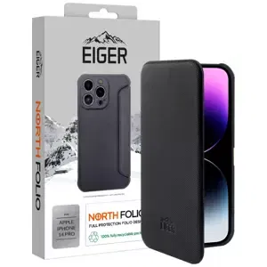 Pouzdro Eiger North Folio Case for Apple iPhone 14 Pro in Black