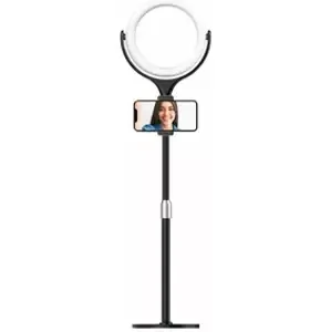 Stativ XQISIT "Selfie Ring Light 8"" w/ 40cm table stand" black (49054)
