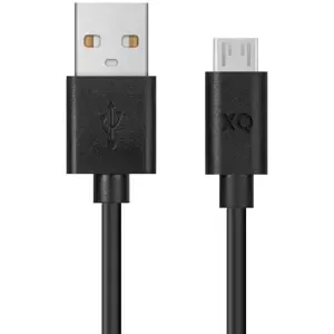 Kabel XQISIT Charge & Sync micro USB to USB-A 2.0 100cm black (49720)