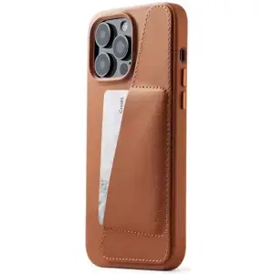 Kryt Mujjo Full Leather Wallet Case for iPhone 14 Pro Max - Tan