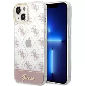 Kryt Guess GUHCP14MHG4MHP iPhone 14 Plus 6,7" pink hardcase 4G Pattern Script (GUHCP14MHG4MHP)