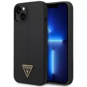 Kryt Guess GUHCP14MSLTGK iPhone 14 Plus 6,7" black hardcase Silicone Triangle (GUHCP14MSLTGK)