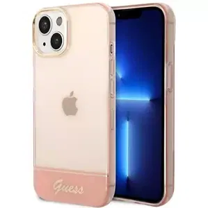 Kryt Guess GUHCP14SHGCOP iPhone 14 6,1" pink hardcase Translucent (GUHCP14SHGCOP)