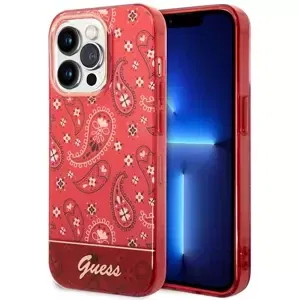 Kryt Guess GUHCP14XHGBNHR iPhone 14 Pro Max 6,7" red hardcase Bandana Paisley (GUHCP14XHGBNHR)