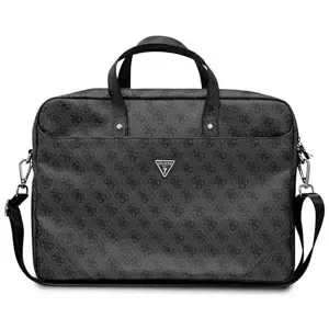 Pouzdro Guess Torba GUCB15P4TK 16" black Saffiano 4G Hot Stamp Triangle Logo (GUCB15P4TK)