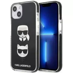 Kryt Karl Lagerfeld KLHCP13MTPE2TK iPhone 13 6,1" hardcase black Karl&Choupette Head (KLHCP13MTPE2TK)