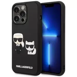 Kryt Karl Lagerfeld KLHCP14X3DRKCK iPhone 14 Pro Max 6,7" black hardcase Karl&Choupette Ikonik 3D (KLHCP14X3DRKCK)