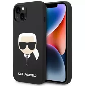 Kryt Karl Lagerfeld KLHMP14SSLKHBK iPhone 14 6,1" hardcase black Silicone Karl`s Head Magsafe (KLHMP14SSLKHBK)