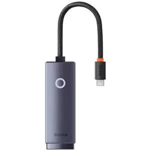 Adapter Baseus Lite Series USB-C to RJ45 network adapter (gray)