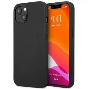 Kryt AMG AMHCP14MDOLBK iPhone 14 Plus 6,7" black hardcase Leather Hot Stamped (AMHCP14MDOLBK)