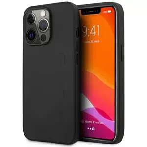 Kryt AMG AMHCP14XDOLBK iPhone 14 Pro Max 6,7" black hardcase Leather Hot Stamped (AMHCP14XDOLBK)