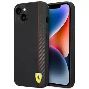 Kryt Ferrari FEHCP14SAXBK iPhone 14 6,1" black hardcase Carbon (FEHCP14SAXBK)