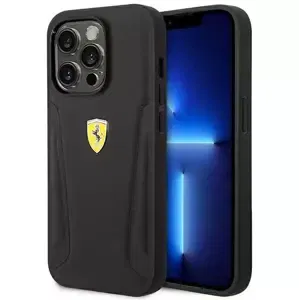 Kryt Ferrari FEHCP14XRBUK iPhone 14 Pro Max 6,7" black hardcase Leather Stamp Sides (FEHCP14XRBUK)