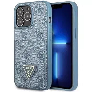 Kryt Guess GUHCP13XP4TPB iPhone 13 Pro Max 6,7" blue hardcase 4G Triangle Logo Cardslot (GUHCP13XP4TPB)