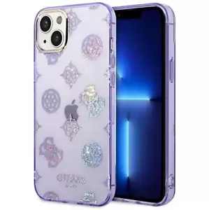 Kryt Guess GUHCP14MHTPPTL iPhone 14 Plus 6,7" lilac hard case Peony Glitter (GUHCP14MHTPPTL)