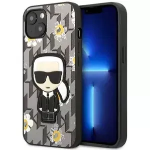 Kryt Karl Lagerfeld KLHCP13MPMNFIK1 iPhone 13 6,1" grey Flower Ikonik Karl (KLHCP13MPMNFIK1)