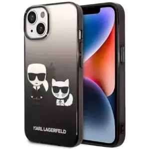 Kryt Karl Lagerfeld KLHCP14MTGKCK iPhone 14 Plus 6,7" hardcase black Gradient Ikonik Karl & Choupette (KLHCP14MTGKCK)