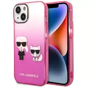 Kryt Karl Lagerfeld KLHCP14MTGKCP iPhone 14 Plus 6,7" hardcase pink Gradient Ikonik Karl & Choupette (KLHCP14MTGKCP)